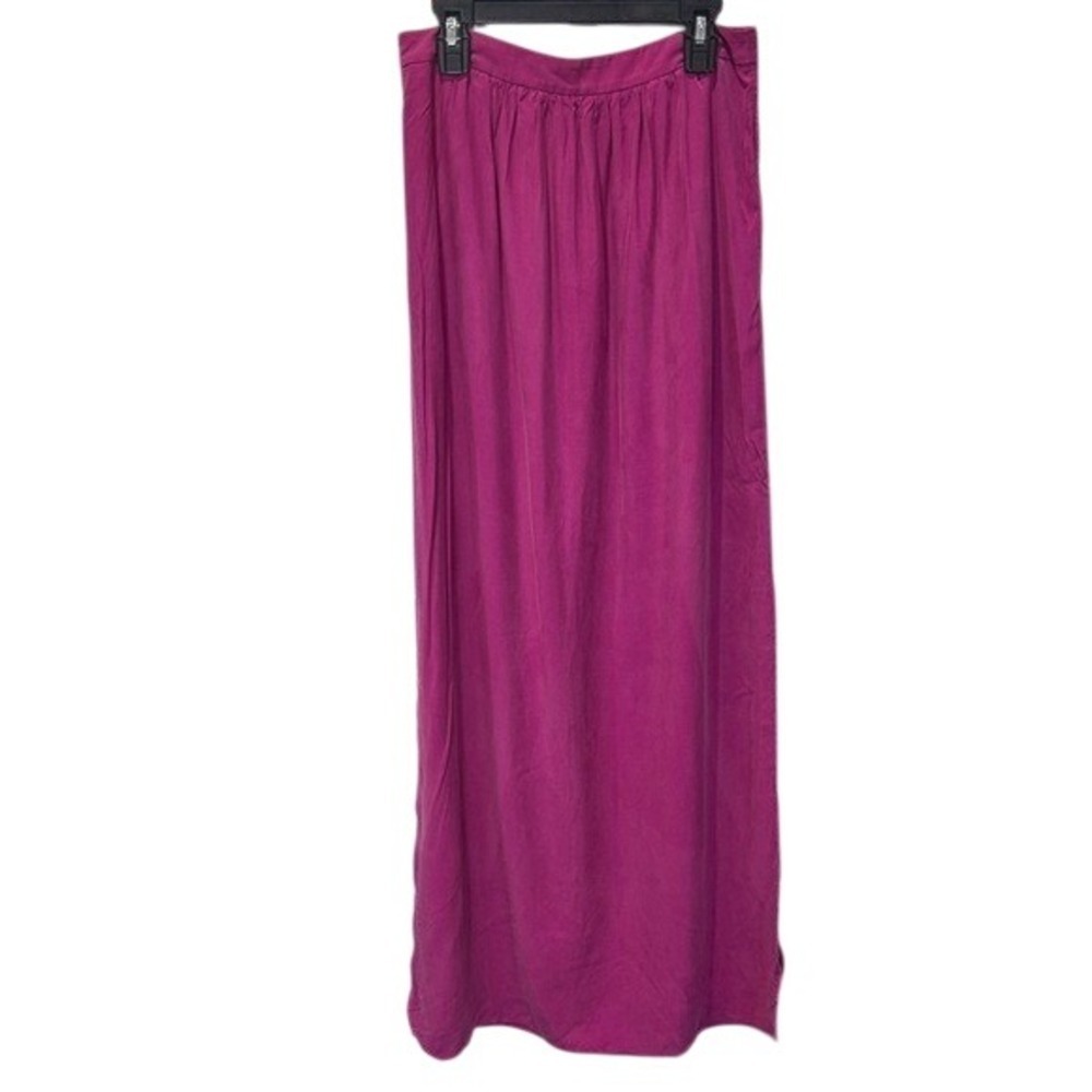 Boden Maxi Skirt Dual Slit‎ Womens US 2R UK 6R Pink Long Casual Everyday